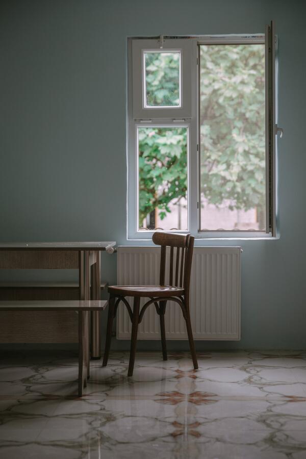Heater under window
